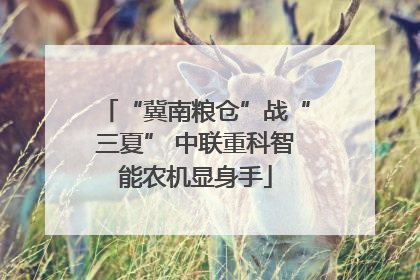 “冀南粮仓”战“三夏” 中联重科智能农机显身手