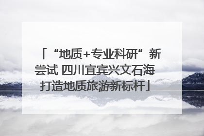 “地质+专业科研”新尝试 四川宜宾兴文石海打造地质旅游新标杆