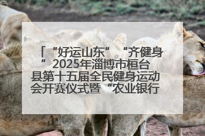 “好运山东”“齐健身”2025年淄博市桓台县第十五届全民健身运动会开赛仪式暨“农业银行杯”第一届社区工作队伍运动会开赛