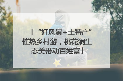 “好风景+土特产”催热乡村游，桃花涧生态美带动百姓富
