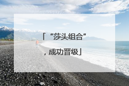 “莎头组合”，成功晋级