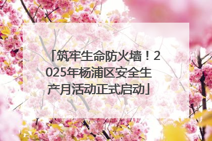 筑牢生命防火墙！2025年杨浦区安全生产月活动正式启动