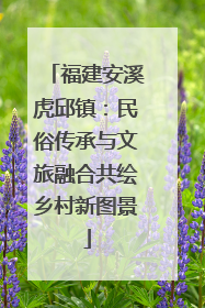 福建安溪虎邱镇：民俗传承与文旅融合共绘乡村新图景
