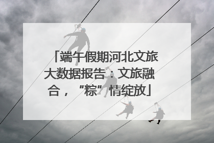 端午假期河北文旅大数据报告：文旅融合，“粽”情绽放
