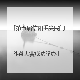 第五届信阳毛尖民间斗茶大赛成功举办