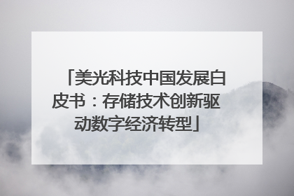 美光科技中国发展白皮书：存储技术创新驱动数字经济转型