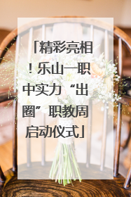 精彩亮相！乐山一职中实力“出圈”职教周启动仪式