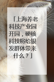 上海养老科技产业园开园，硬核科技将给银发群体带来什么？