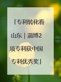 专利转化看山东｜淄博2项专利获中国专利优秀奖