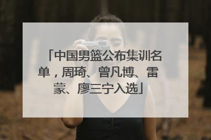 中国男篮公布集训名单，周琦、曾凡博、雷蒙、廖三宁入选