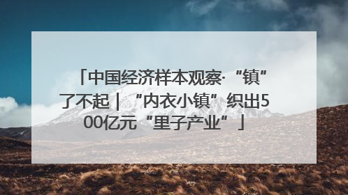 中国经济样本观察·“镇”了不起｜“内衣小镇”织出500亿元“里子产业”
