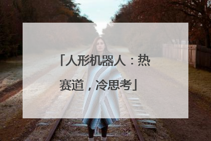 人形机器人：热赛道，冷思考