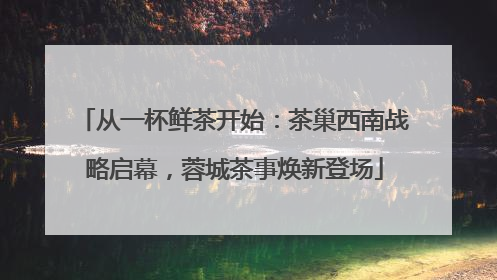 从一杯鲜茶开始：茶巢西南战略启幕，蓉城茶事焕新登场