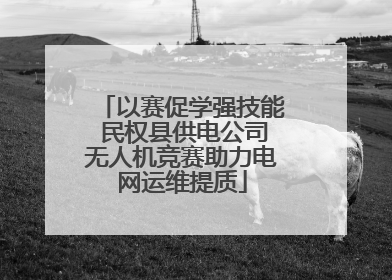 以赛促学强技能 民权县供电公司无人机竞赛助力电网运维提质