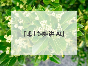 博士姐姐讲 AI