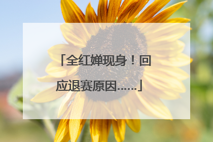 全红婵现身！回应退赛原因……