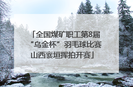 全国煤矿职工第8届“乌金杯”羽毛球比赛山西襄垣挥拍开赛