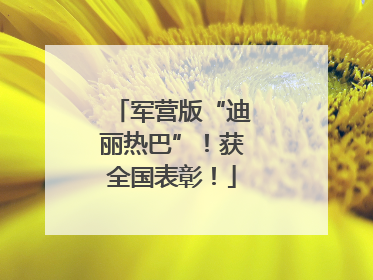 军营版“迪丽热巴”！获全国表彰！