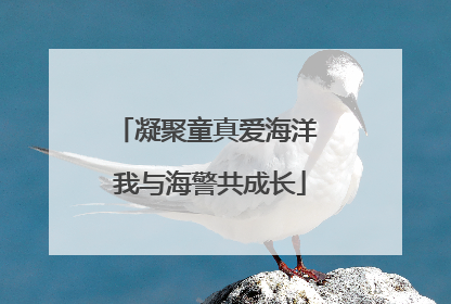 凝聚童真爱海洋 我与海警共成长