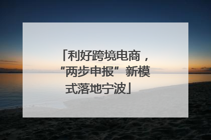 利好跨境电商，“两步申报”新模式落地宁波