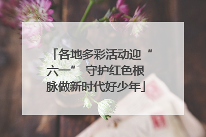 各地多彩活动迎“六一” 守护红色根脉做新时代好少年