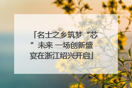 名士之乡筑梦“芯”未来 一场创新盛宴在浙江绍兴开启