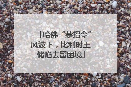 哈佛“禁招令”风波下，比利时王储陷去留困境