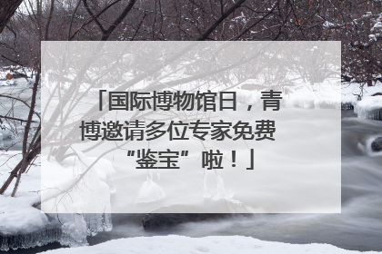 国际博物馆日，青博邀请多位专家免费“鉴宝”啦！