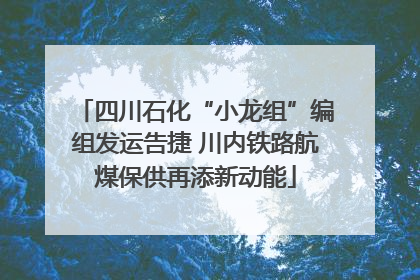 四川石化“小龙组”编组发运告捷 川内铁路航煤保供再添新动能