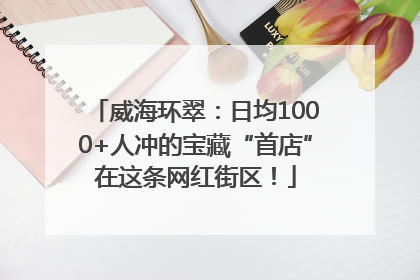 威海环翠：日均1000+人冲的宝藏“首店”在这条网红街区！