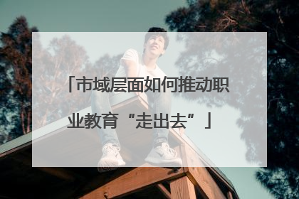 市域层面如何推动职业教育“走出去”