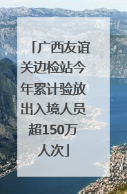 广西友谊关边检站今年累计验放出入境人员超150万人次