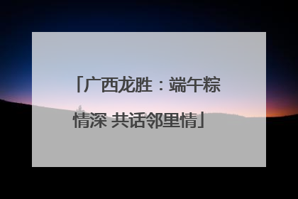 广西龙胜：端午粽情深 共话邻里情