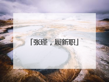 张瑾，履新职