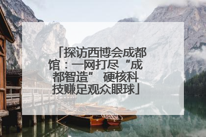 探访西博会成都馆：一网打尽“成都智造” 硬核科技赚足观众眼球