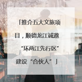 推介五大文旅项目，顺德龙江诚邀“环两江先行区”建设“合伙人”