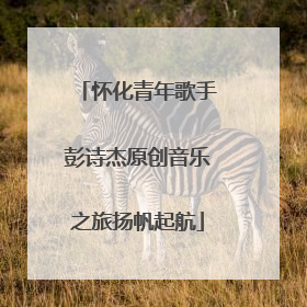 怀化青年歌手彭诗杰原创音乐之旅扬帆起航