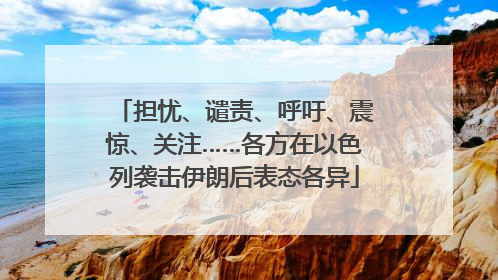担忧、谴责、呼吁、震惊、关注……各方在以色列袭击伊朗后表态各异