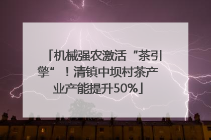 机械强农激活“茶引擎”！清镇中坝村茶产业产能提升50%