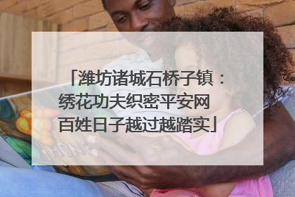 潍坊诸城石桥子镇：绣花功夫织密平安网 百姓日子越过越踏实