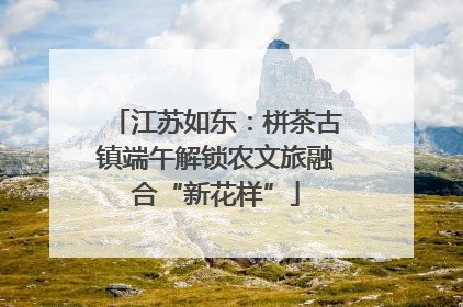 江苏如东：栟茶古镇端午解锁农文旅融合“新花样”