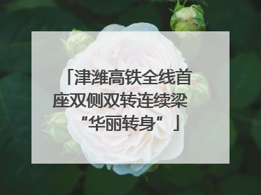 津潍高铁全线首座双侧双转连续梁“华丽转身”