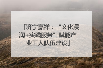 济宁嘉祥：“文化浸润+实践服务”赋能产业工人队伍建设