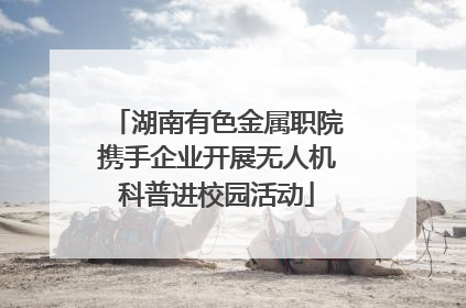 湖南有色金属职院携手企业开展无人机科普进校园活动