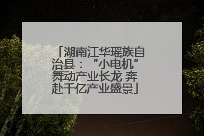 湖南江华瑶族自治县：“小电机”舞动产业长龙 奔赴千亿产业盛景