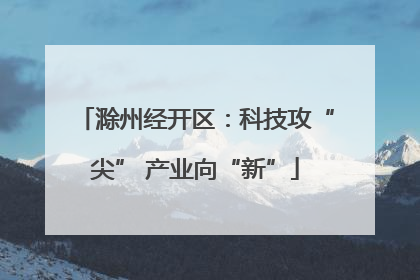 滁州经开区：科技攻“尖” 产业向“新”