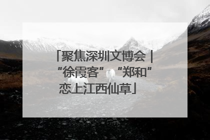 聚焦深圳文博会｜“徐霞客”“郑和”恋上江西仙草