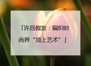 许昌假发：编织时尚界“顶上艺术”