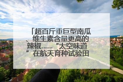 超百斤重巨型南瓜、维生素含量更高的辣椒……“太空味道”在航天育种试验田里拔节生长