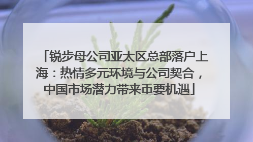 锐步母公司亚太区总部落户上海：热情多元环境与公司契合，中国市场潜力带来重要机遇